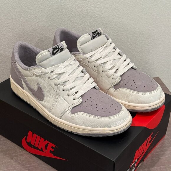 Air Jordan 1 Retro OG Low Atmosphere Grey main image 7